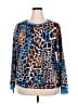 Unbranded Animal Print Blue Pullover Sweater Size XXL - photo 1