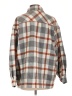 HFX Plaid Gray 3/4 Sleeve Button-Down Shirt Size L - photo 2