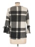 Riah Fashion Plaid Gray Pullover Sweater Size L - photo 2