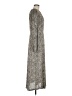 MNG 100% Polyester Animal Print Gray Casual Dress Size 6 - photo 4