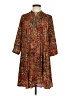 Kut from the Kloth 100% Polyester Paisley Brown Casual Dress Size 4 - photo 1
