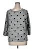 Assorted Brands Polka Dots Gray Pullover Sweater Size 1X - photo 1
