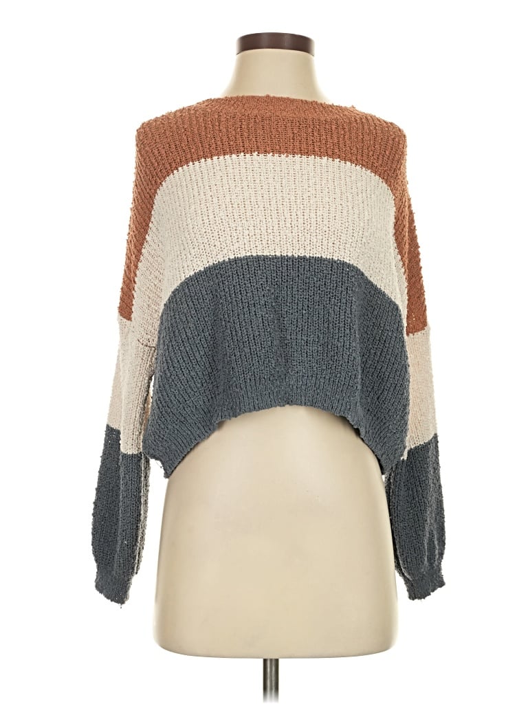 Pre-owned Début Pullover Sweater In Brown