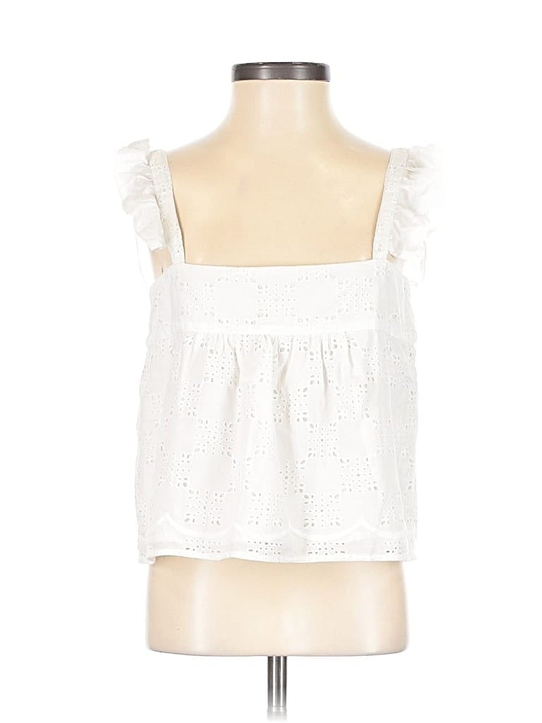 Pre-owned St. Roche Tank Top White Strapless Neckline Tops