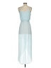 Lush 100% Polyester Blue Cocktail Dress Size S - photo 2