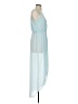 Lush 100% Polyester Blue Cocktail Dress Size S - photo 4