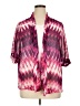 a.n.a. A New Approach 100% Polyester Tie-dye Pink Kimono Size XL (petite) - photo 1