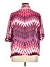 a.n.a. A New Approach 100% Polyester Tie-dye Pink Kimono Size XL (petite) - photo 2