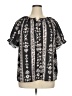 Shein Curve Black Short Sleeve Blouse Size 14 Plus (1) - photo 1