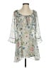 Jessica Simpson 100% Polyester Gray 3/4 Sleeve Blouse Size S - photo 1