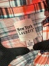 New York Laundry 100% Polyester Plaid Orange 3/4 Sleeve Blouse Size XL - photo 7