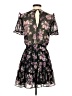 Trixxi 100% Polyester Floral Black Cocktail Dress Size S - photo 2