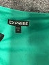Express 100% Polyester Solid Green Romper Size S - photo 4