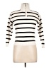 Unbranded Stripes Ivory Turtleneck Sweater Size L - photo 1