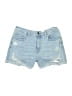 STUDIO BLUE Blue Denim Shorts Size 28 waist - photo 1