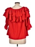 Assorted Brands 100% Terylene Red Sleeveless Blouse Size L - photo 2