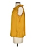 Catherine Malandrino Yellow Sleeveless Blouse Size S - photo 5
