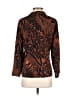 Unbranded Animal Print Brown 3/4 Sleeve Blouse Size XL (estimated) - photo 2