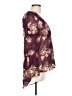 Assorted Brands 100% Polyester Burgundy Long Sleeve Blouse Size L - photo 4