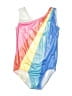 Unbranded Tie-dye White Blue One Piece Swimsuit Size 8A - photo 1