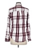 SO Plaid Burgundy Long Sleeve Button-Down Shirt Size M - photo 2