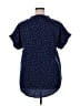 Unbranded Polka Dots Blue Short Sleeve Blouse Size XXL - photo 2
