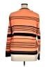 Liz Baker Stripes Orange Cardigan Size XL - photo 2