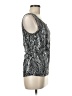 Chico's 100% Polyester Silver Tank Top Size Med (1) - photo 4