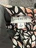 Evereve 100% Polyester Animal Print Ivory Short Sleeve Blouse Size L - photo 7