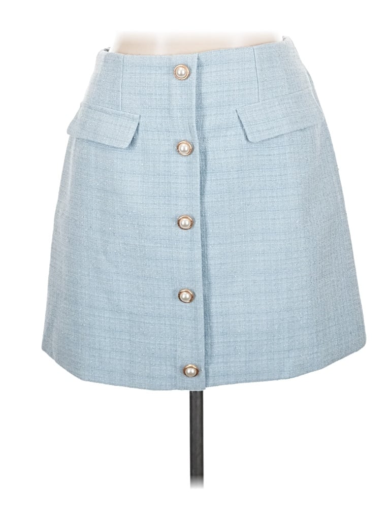 Cider Denim Skirt In Blue