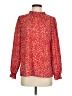BTFBM 100% Polyester Red Orange Long Sleeve Blouse Size S - photo 1