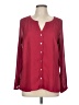 Daniel Rainn 100% Polyester Burgundy Red Long Sleeve Blouse Size M - photo 1