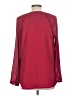 Daniel Rainn 100% Polyester Burgundy Red Long Sleeve Blouse Size M - photo 2