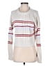 Full Circle Trends With Love Stripes White Pullover Sweater Size M - photo 1