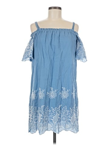 Color Thread Casual Dress (view 1)