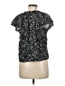 Gap 100% Rayon Black Short Sleeve Blouse Size M - photo 2