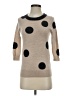 J.Crew 100% Merino Wool Polka Dots Tan Wool Pullover Sweater Size XS - photo 1
