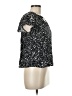 Gap 100% Rayon Black Short Sleeve Blouse Size M - photo 4