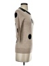 J.Crew 100% Merino Wool Polka Dots Tan Wool Pullover Sweater Size XS - photo 4