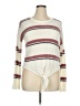 Hippie Rose 100% Acrylic Stripes Ivory Pullover Sweater Size XL - photo 1