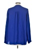 Pleione 100% Polyester Blue Long Sleeve Blouse Size L - photo 2