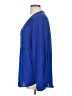 Pleione 100% Polyester Blue Long Sleeve Blouse Size L - photo 5