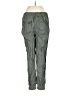 Caslon 100% Linen Solid Gray Linen Pants Size S - photo 2