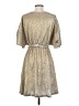 Unbranded 100% Polyester Metallic Gold Cocktail Dress Size S - photo 2