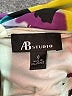 AB Studio 100% Polyester Graphic Black Cocktail Dress Size 8 - photo 7