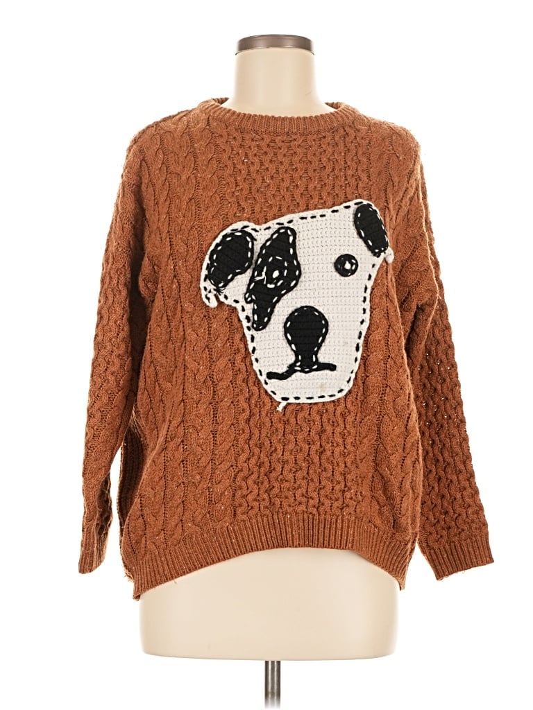 Pre-owned Atmosphere Pullover Sweater In Brown