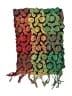 Mix & CO 100% Polyester Animal Print Green Orange Scarf One size - photo 2