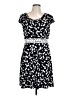 Karin Stevens Stars Black Casual Dress Size 12 - photo 1