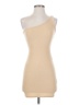 PrettyLittleThing 100% Polyester Tan Cocktail Dress Size 2 - photo 1