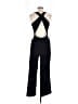 Crystal Sky Solid Black Jumpsuit Size M - photo 2